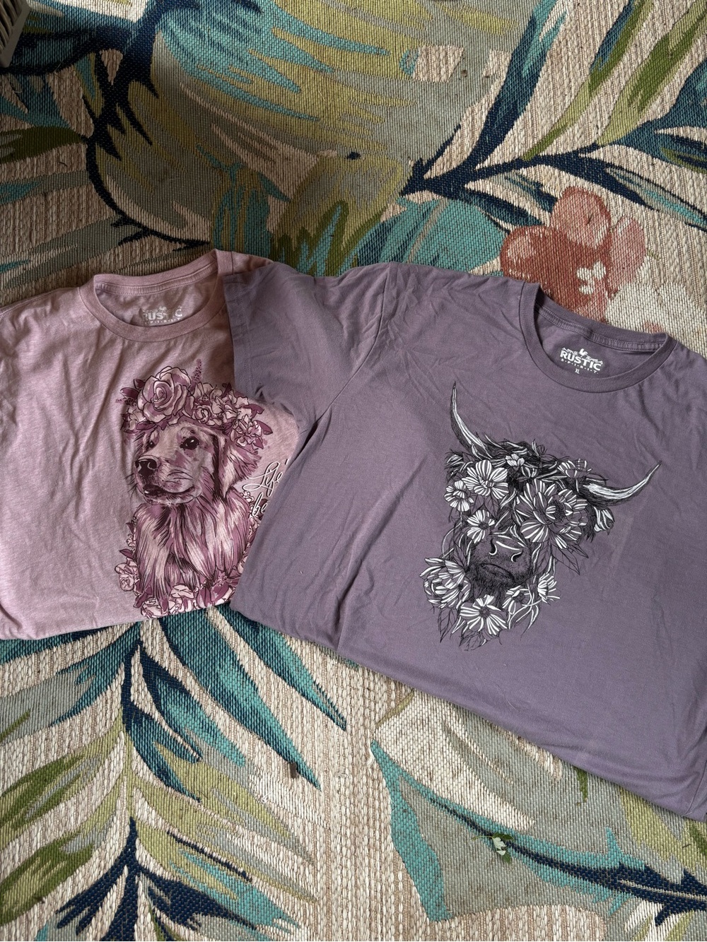 Two Women’s Rustic Spirit T-shirt  size XL